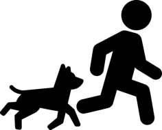 Dog Running Vinyl Svg File, Free Vectors File